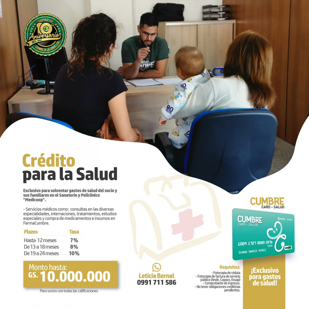 Crédito para la Salud 🏥